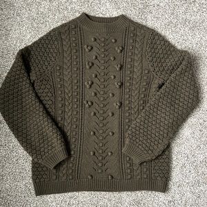 Sezane Sweater Sezane Rob Jumper in Dark Olive Green size small
